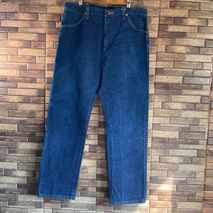 EUC Mens Vintage Dark Wash Weangler Jeans Size 36x30 13MWZ